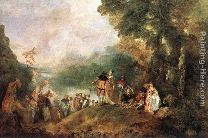 Jean-Antoine Watteau The Embarkation for Cythera